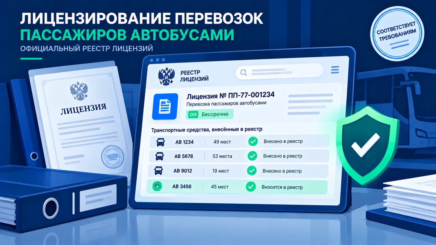 Лицензия на перевозку пассажиров автобусами в 2026 году: кому нужна и как получить
