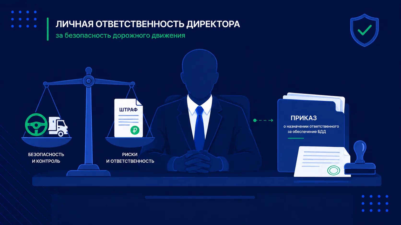 Ответственность директора за нарушение БДД в компании